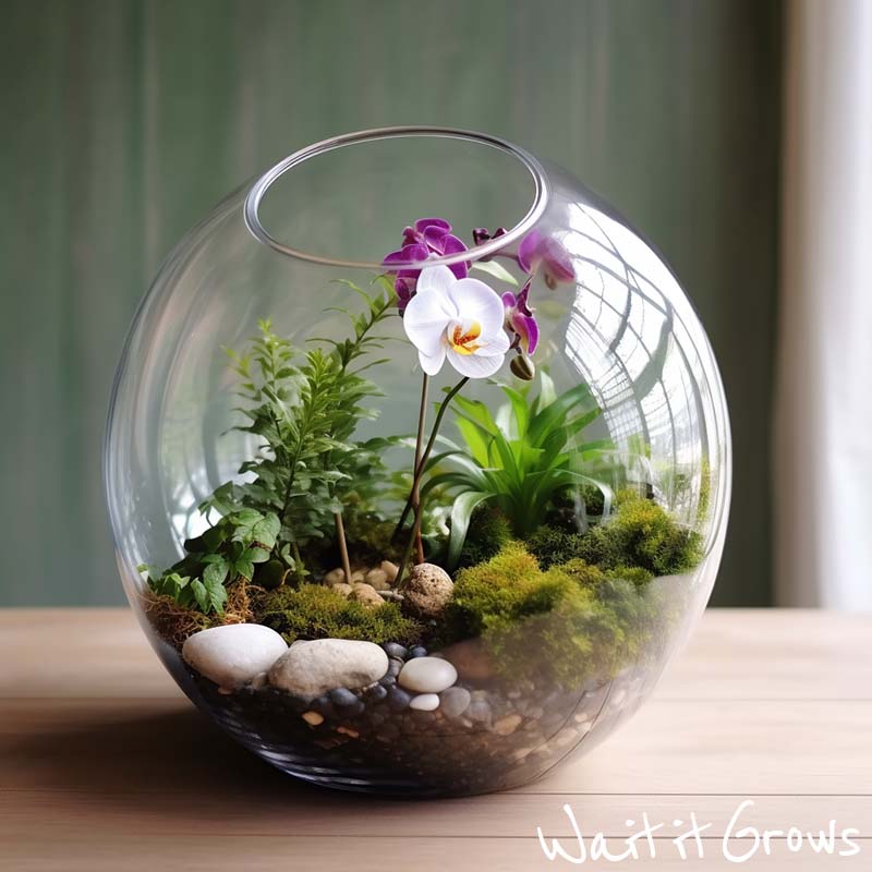 growing orchids in a terrarium